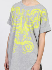 OVAL DRESS - RENASSIANCE SKELETON GREY MARLE