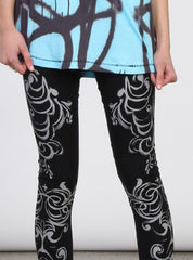 RENAISSANCE LEGGINGS BLACK/GREY