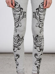 RENAISSANCE LEGGINGS GREY/BLACK