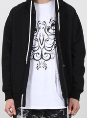 VADER ZIP UP HOOD BLACK