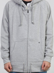 VADER ZIP UP HOOD GREY MARLE
