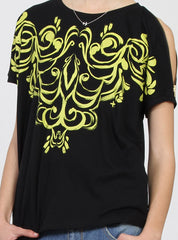 WATCH TEE - RENASSIANCE RIB CAGE BLACK