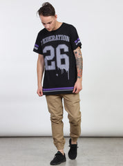 AYE TEE - NO 26 BLACK/GREY