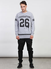 YOU CREW - NO 26 Grey Marle/Black