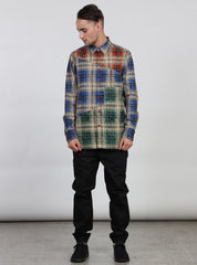 CHECK CHECK CHECK IT SHIRT BLUE