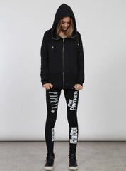 CUDDLES ZIP UP BLACK