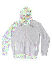 FRAGMENT HOOD - GREY