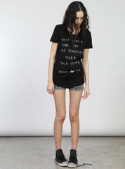 NIGHT TEE - ONCE UPON - BLACK