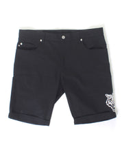 PATCHED PERFECT SHORTS - D PLUS - BLACK