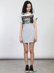 SPLIT LACE DRESS - MINT