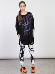 AWARD DRESS - RENASSIANCE SKELETON BLACK