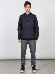 DODGEY JACKET BLUE/BLACK