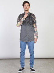 LS COMA SHIRT - BRUSHED orange