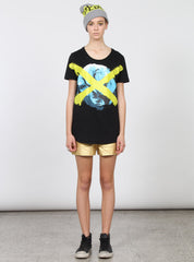 NIGHT TEE - ANTI ROSE BLACK