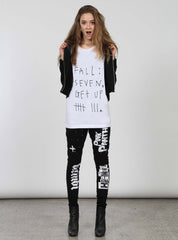 NIGHT TEE - FALL SEVEN GET UP 8 WHITE
