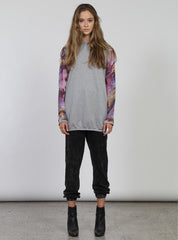 PLAY HOOD GREY MARLE