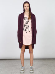 SLUMBER CARDI PLUM