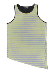 SLANTED SINGLET - YELLOW