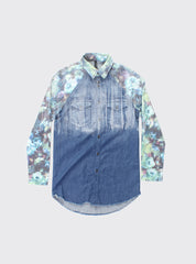 LS COMA SHIRT - BRUSHED LIGHT BLUE