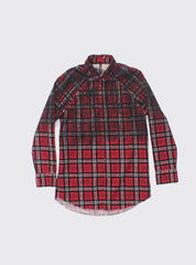 LS COMA SHIRT - BRUSHED Red