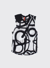 MINUTE TANK BLK/WHT SPRAY