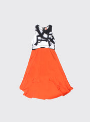 MODEL DRESS orange