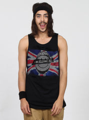 AYE SINGLET - GOD SAVE THE MEAN - BLACK