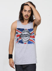 AYE SINGLET - GOD SAVE THE MEAN - GREY