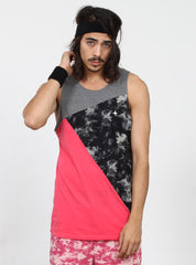 FEVER SINGLET - CHARCOAL