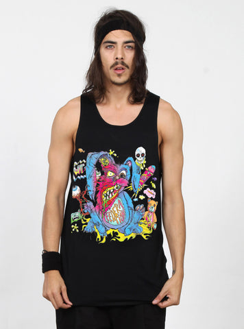 PLAZA SINGLET - PSYCHO BUNNY - BLACK