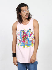 PLAZA SINGLET - PSYCHO BUNNY - PINK