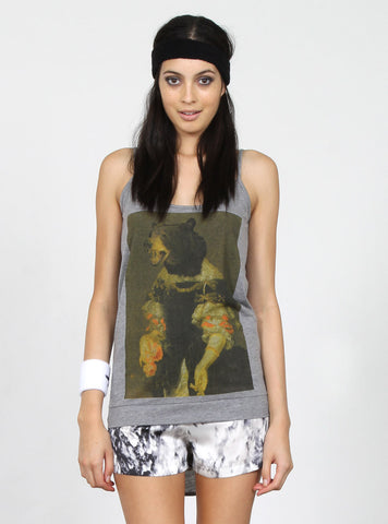 RAINBOW SINGLET - LADY BEAR - GREY