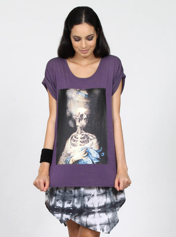SING TEE - LADY SKELETON - PURPLE