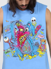ATLAS TANK - PSYCHO BUNNY - BLUE