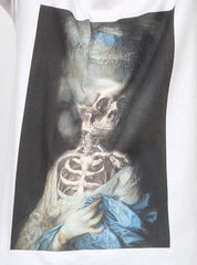 LAZY TEE - LADY SKELETEON - WHITE