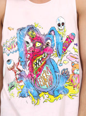 PLAZA SINGLET - PSYCHO BUNNY - PINK