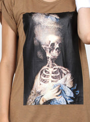 SING TEE - LADY SKELETON - GOLD