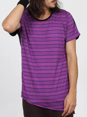 SLANTED TEE PURPLE