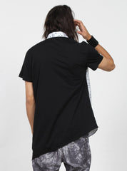SOME-THING SHIRT - BLACK / BLUE