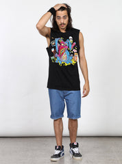 ATLAS TANK - PSYCHO BUNNY - BLACK