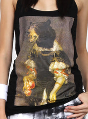 RAINBOW SINGLET - LADY BEAR - BLACK