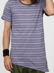 SLANTED TEE - GREY