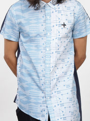 SOME-THING SHIRT - BLUE / NAVY
