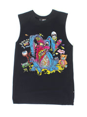 ATLAS TANK - PSYCHO BUNNY - BLACK