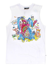ATLAS TANK - PSYCHO BUNNY - WHITE