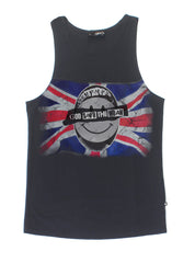 AYE SINGLET - GOD SAVE THE MEAN - BLACK