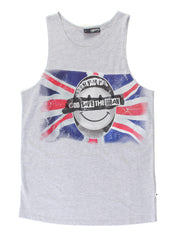 AYE SINGLET - GOD SAVE THE MEAN - GREY