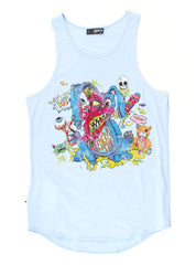 PLAZA SINGLET - PSYCHO BUNNY - BLUE