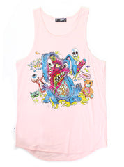 PLAZA SINGLET - PSYCHO BUNNY - PINK