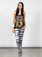 RAINBOW SINGLET - LADY BEAR - BLACK